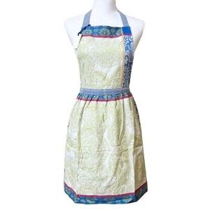 Anthropologie Nifty Apron Green